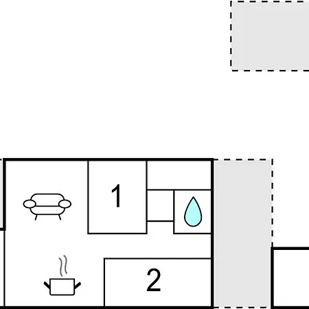 Holiday home 2 Bedroom Beautiful In Herning